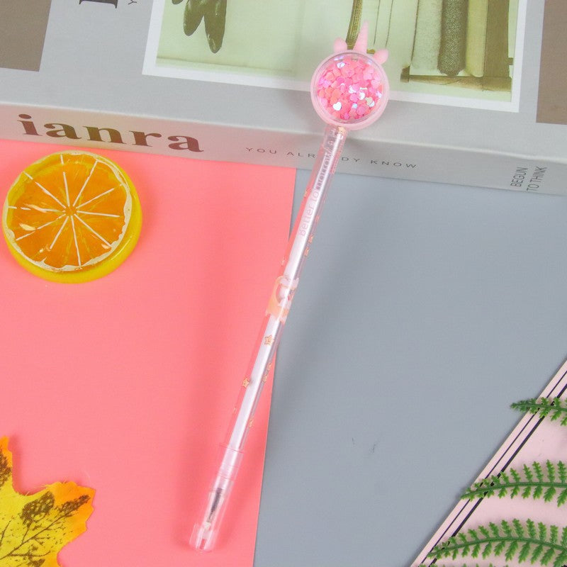 Wholesale Creative Batch Unicorn Glitter Plastic Pen